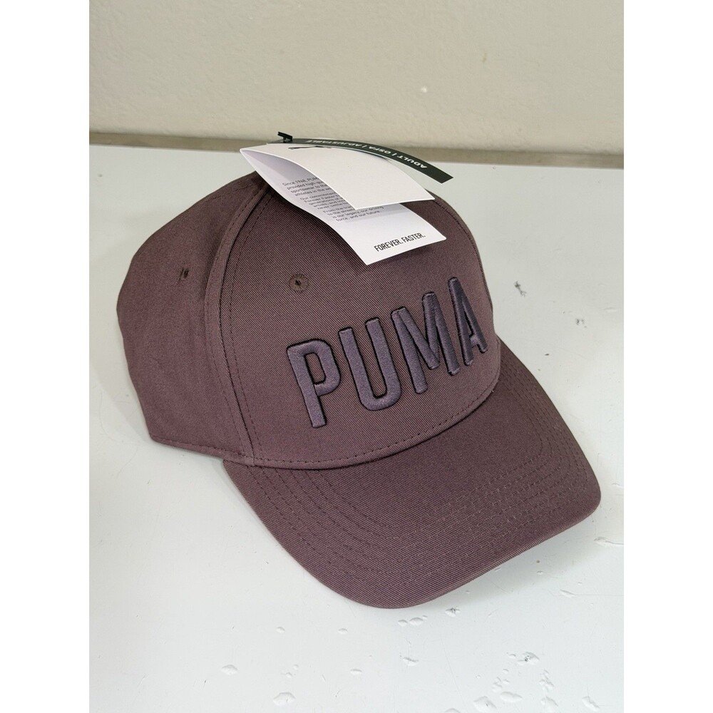 PUMA Stevie Hat Cap Dark Purple Dark Mauve Adult Adjustable Unisex NWT
